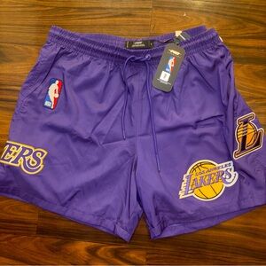 Los Angeles Lakers Purple NBA Athletic Shorts Men’s XL